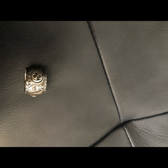 Gucci tiger head sterling sliver ring with stone - Picture 8 of 9